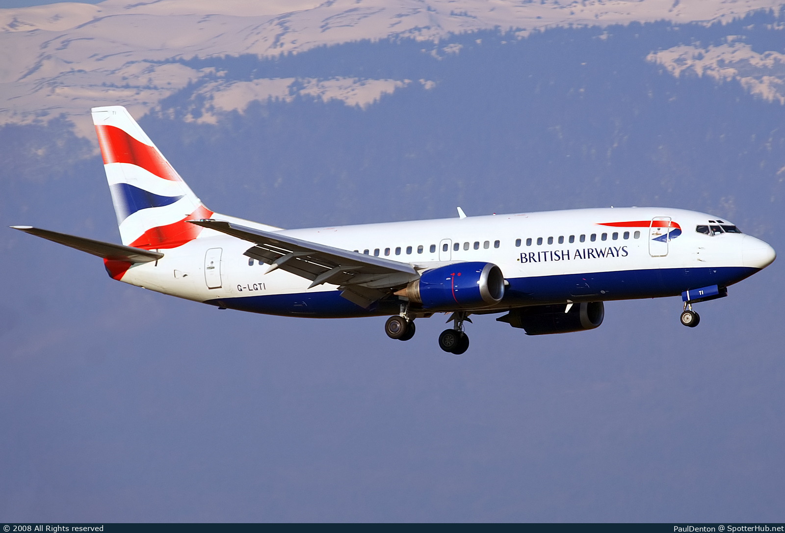 Photo of G-LGTI - Boeing 737-3Y0 operated by British Airways