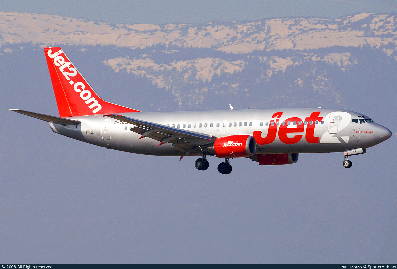 Photo of G-CELK - Boeing 737-330 operated by Jet2