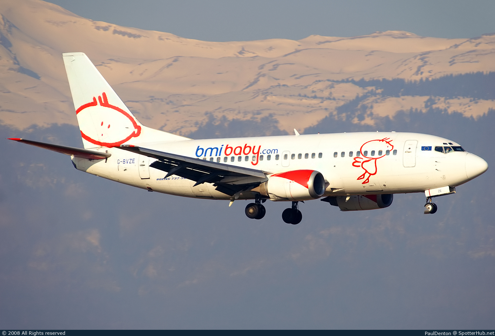 Photo of G-BVZE - Boeing 737-59D operated by bmibaby