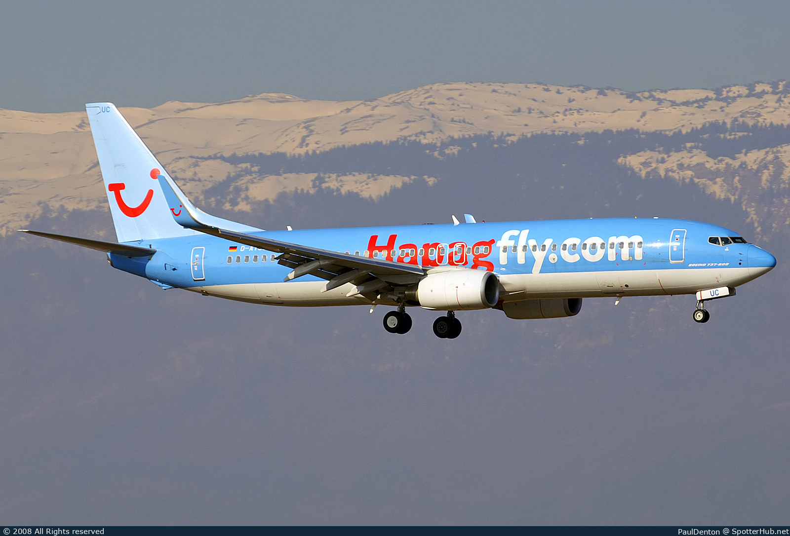 Photo of D-ATUC - Boeing 737-8K5 operated by Hapagfly