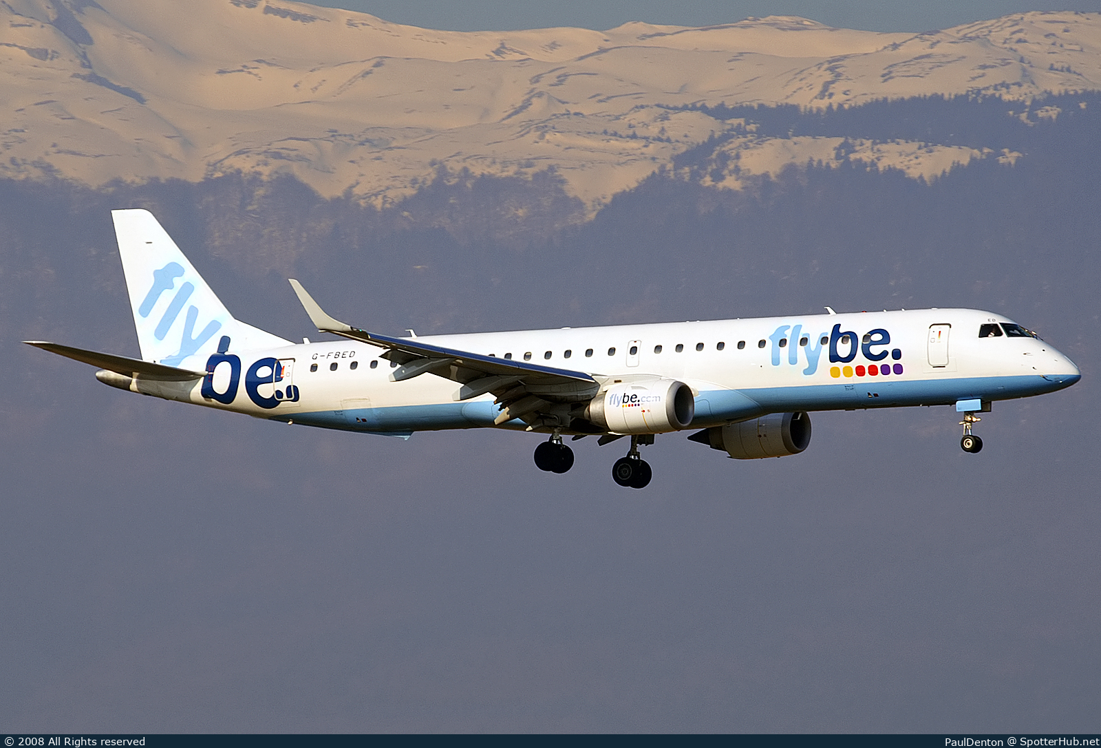 Photo of G-FBED - Embraer ERJ-195LR operated by flybe