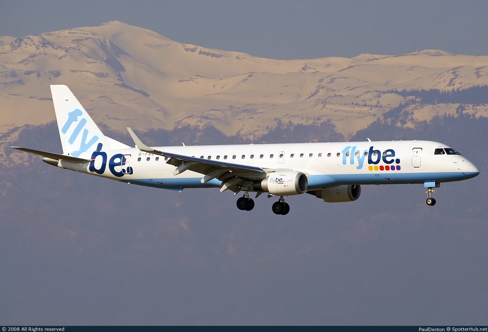 Photo of G-FBEH - Embraer ERJ-195LR operated by flybe