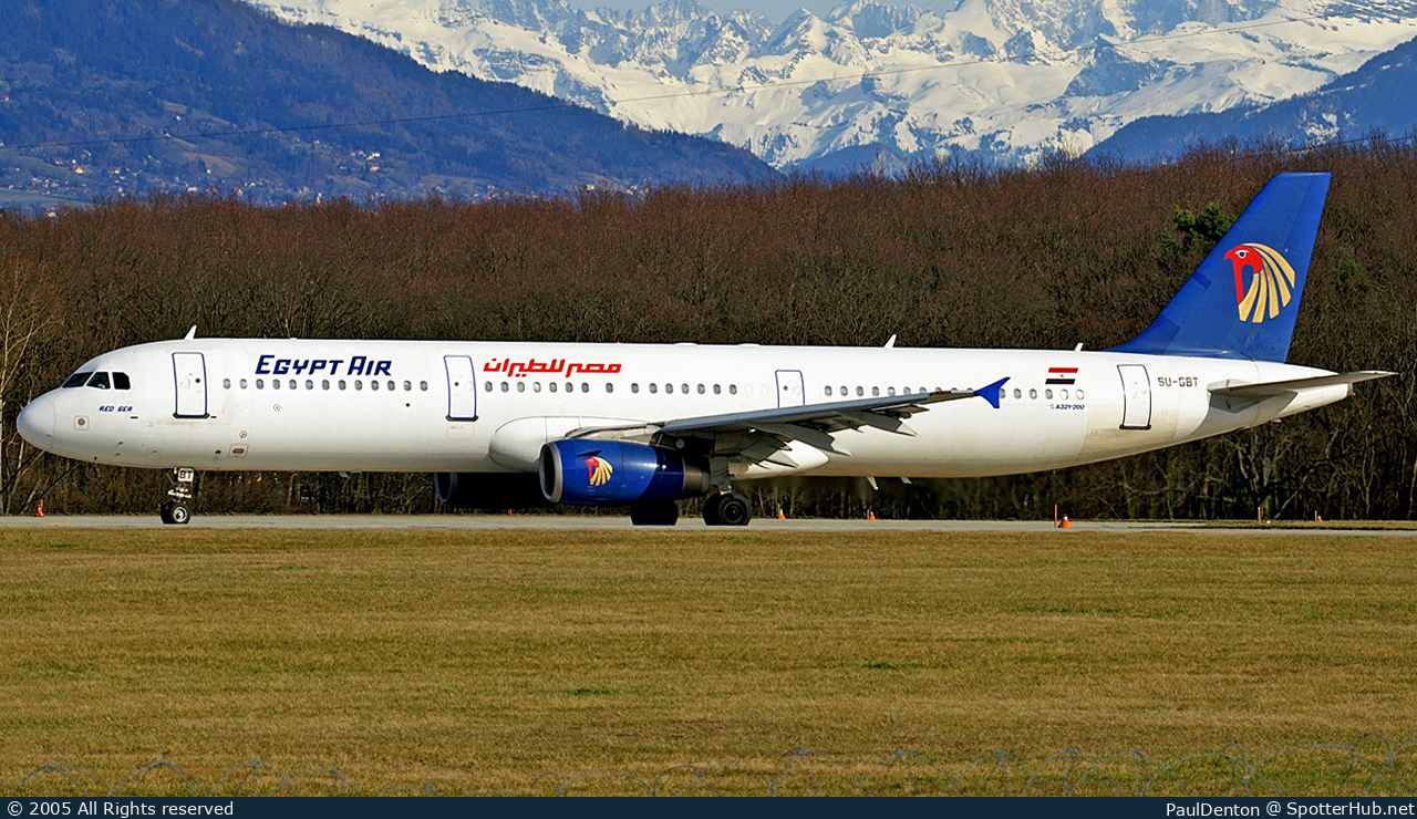 Photo of SU-GBT - Airbus A321-231 operated by Egyptair