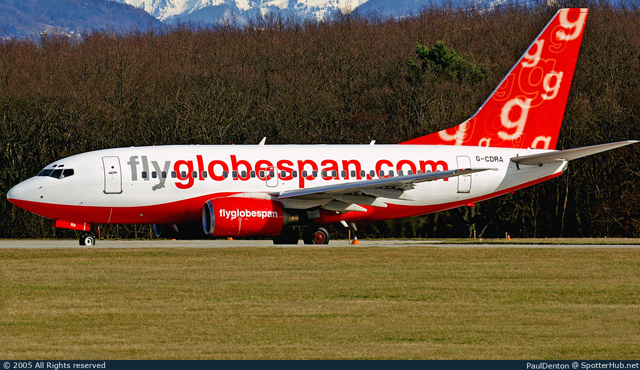 Photo of G-CDRA - Boeing 737-683 operated by flyglobespan