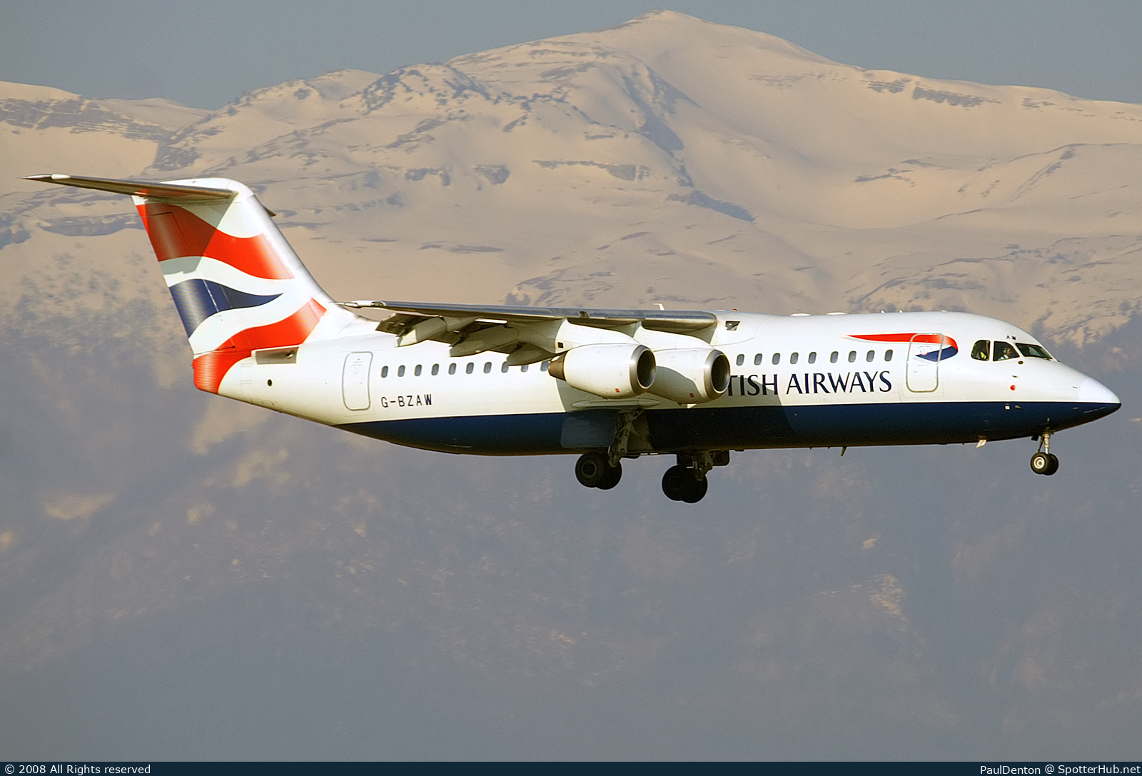 Photo of G-BZAW - British Aerospace Avro RJ100 operated by BA CityFlyer