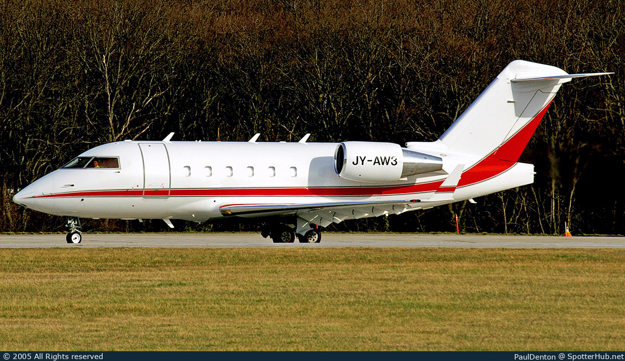 Photo of JY-AW3 - Bombardier Challenger 604 operated by Arab Wings Company