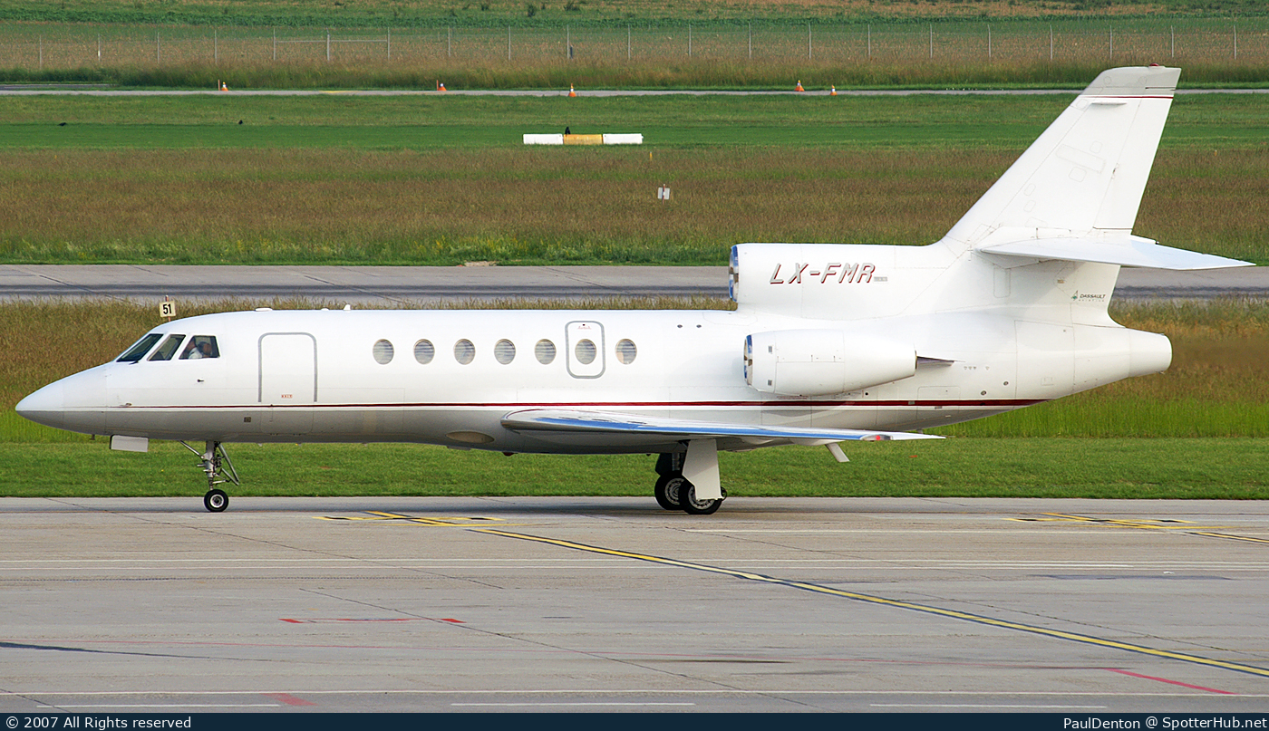 Photo of LX-FMR - Dassault Falcon 50 operated by Global Jet Luxembourg