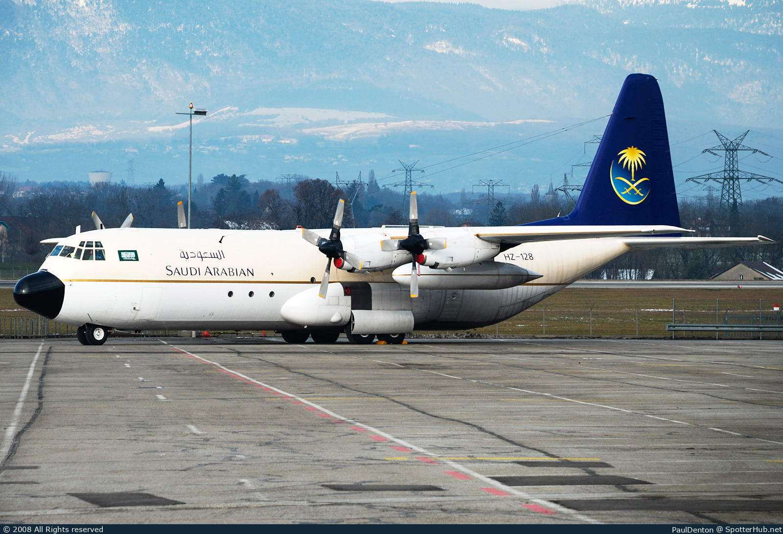Photo of HZ-128 - Lockheed L-100-30 Hercules operated by Saudi Royal Flight