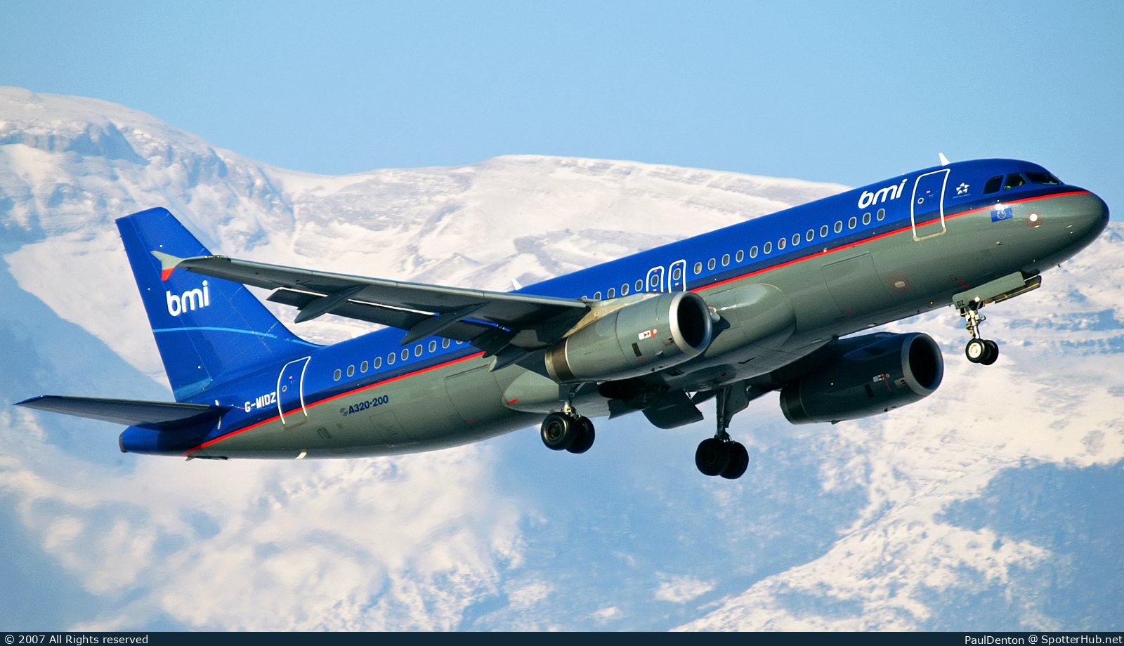 Photo of G-MIDZ - Airbus A320-232 operated by bmi British Midland