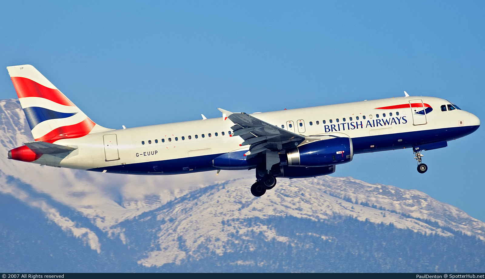Photo of G-EUUP - Airbus A320-232 operated by British Airways