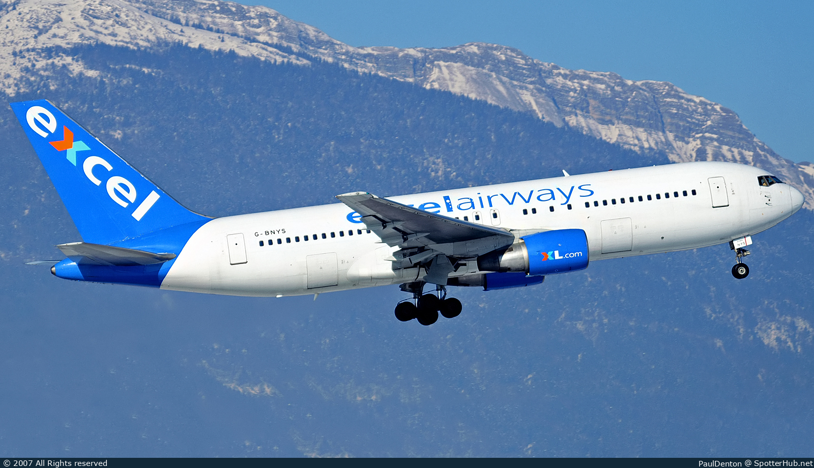 Photo of G-BNYS - Boeing 767-204(ER) operated by Excel Airways