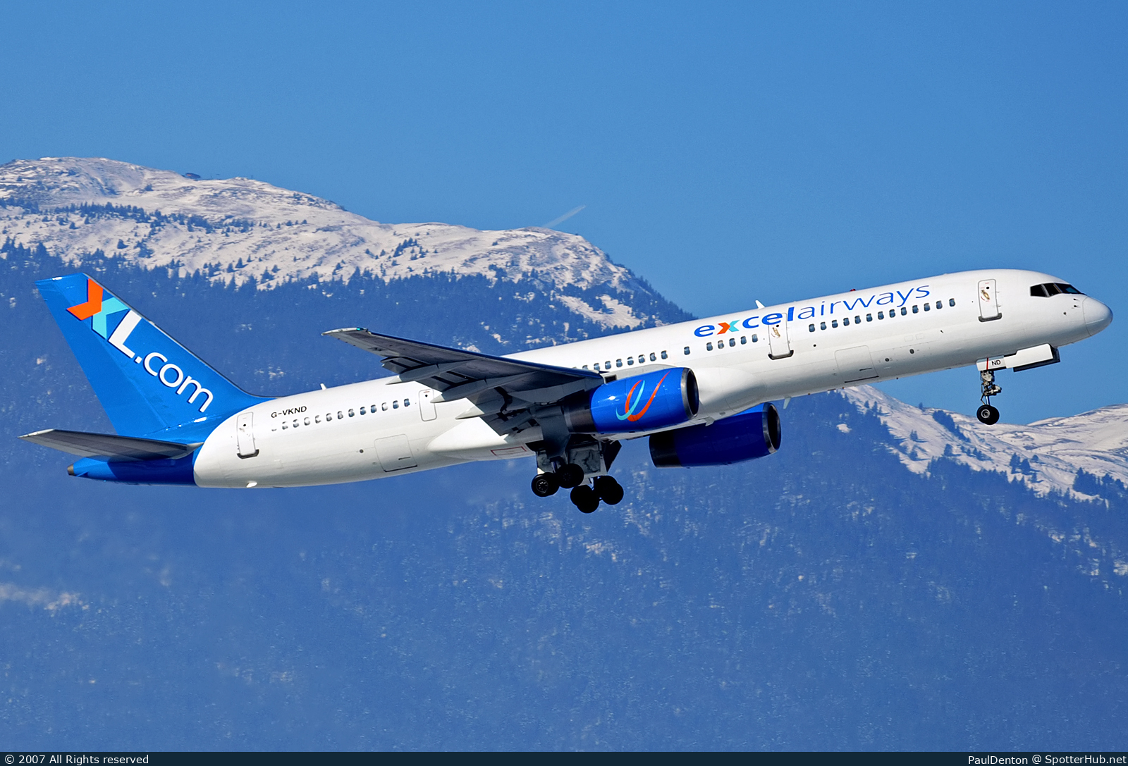 Photo of G-VKND - Boeing 757-225 operated by Excel Airways
