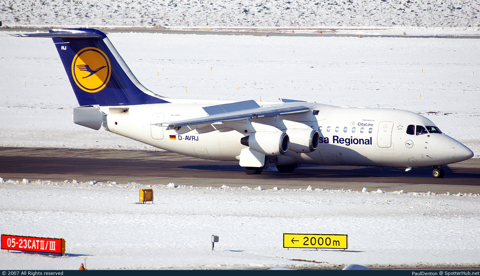 Photo of D-AVRJ - British Aerospace Avro RJ85 operated by Lufthansa CityLine