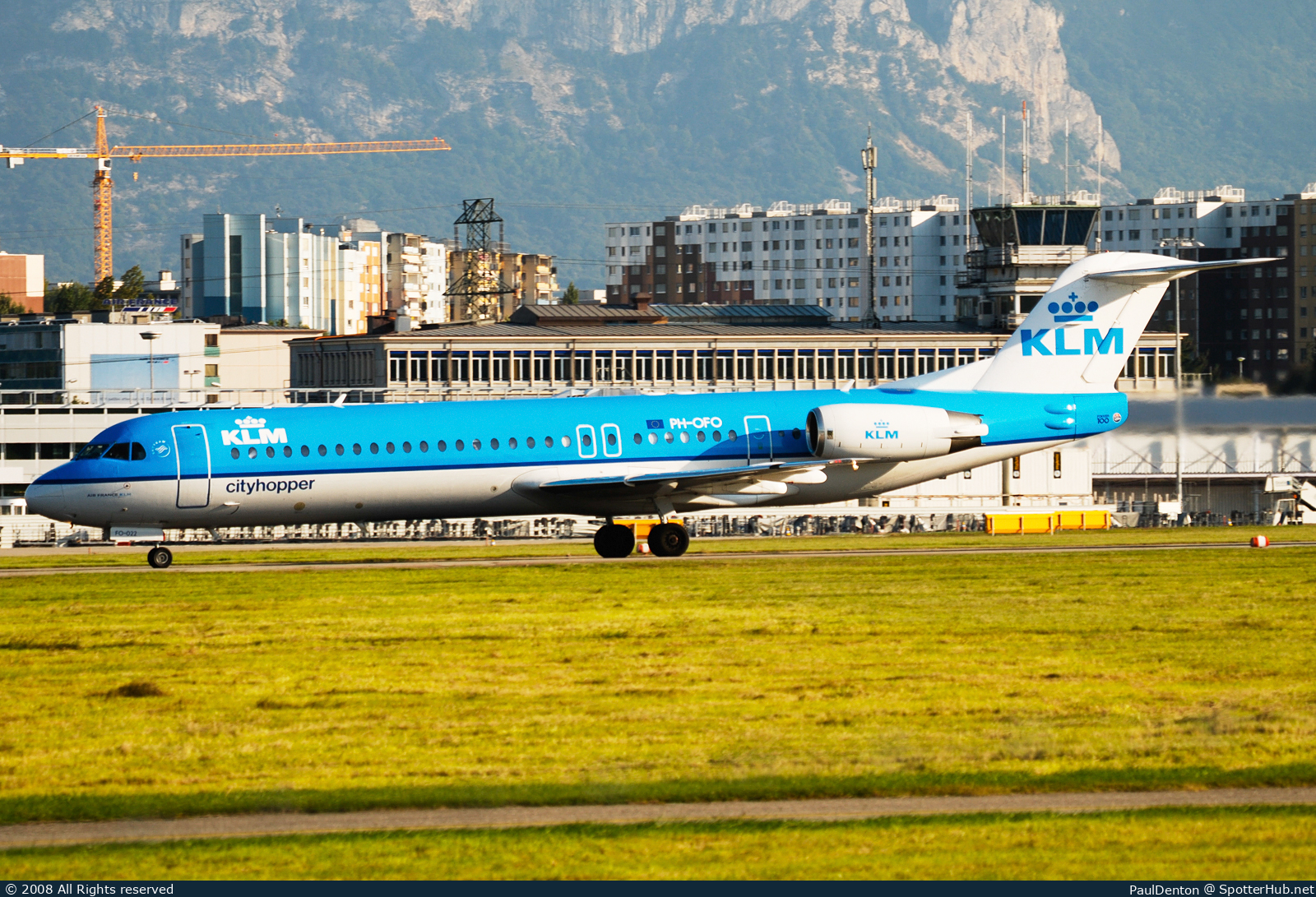 Photo of PH-OFO - Fokker 100 operated by KLM Cityhopper
