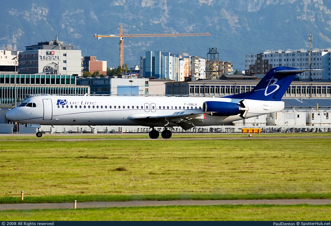 Photo of F-GNLH - Fokker 100 operated by Blue Line