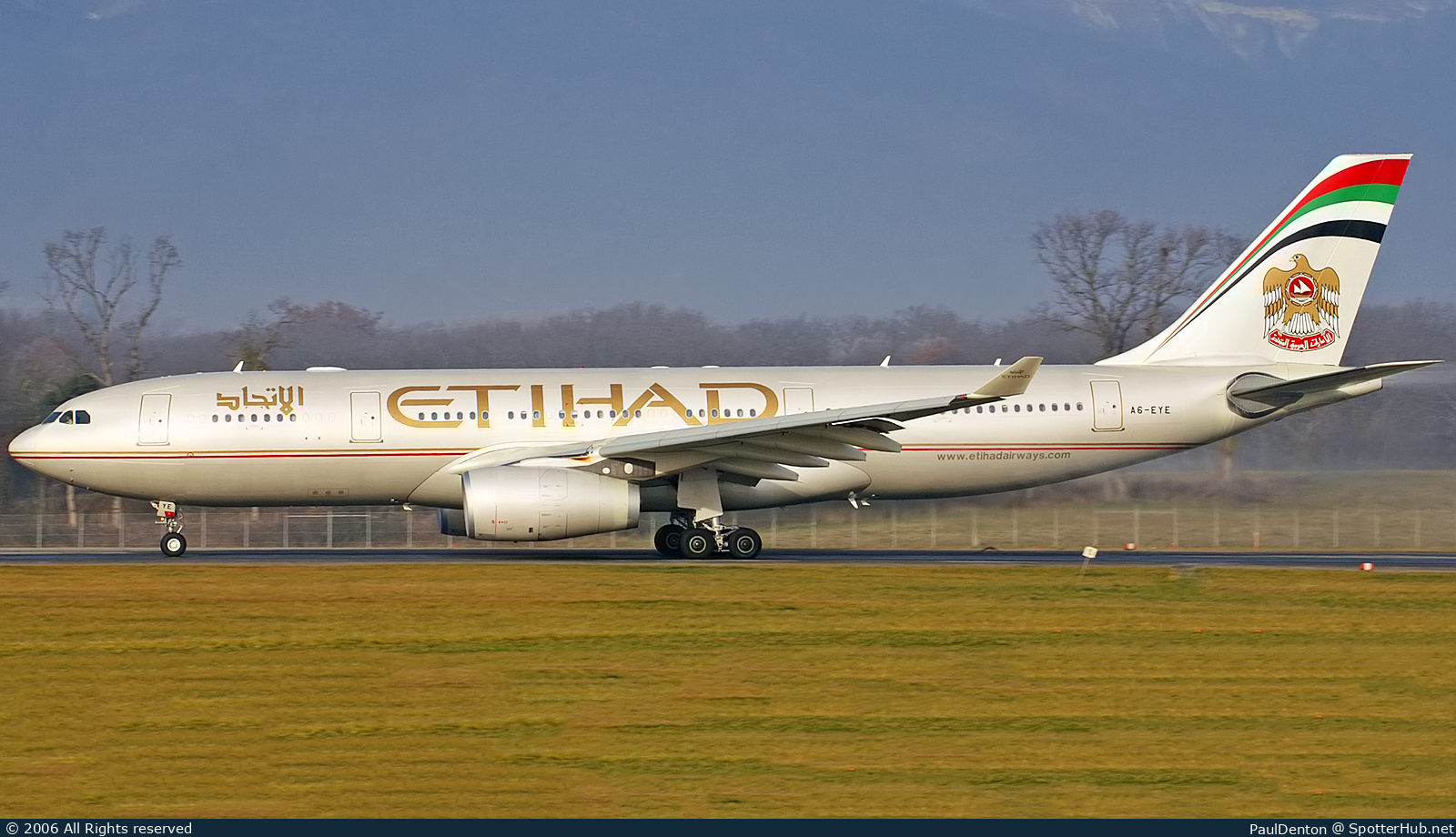 Photo of A6-EYE - Airbus A330-243 operated by Etihad Airways