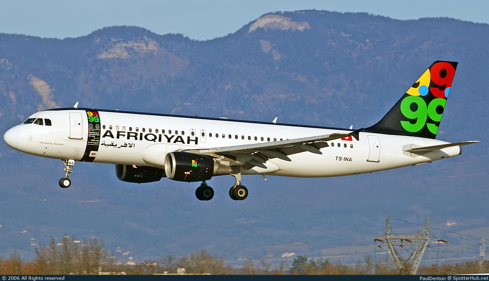 Photo of TS-INA - Airbus A320-214 operated by Afriqiyah Airways (opb Nouvelair)