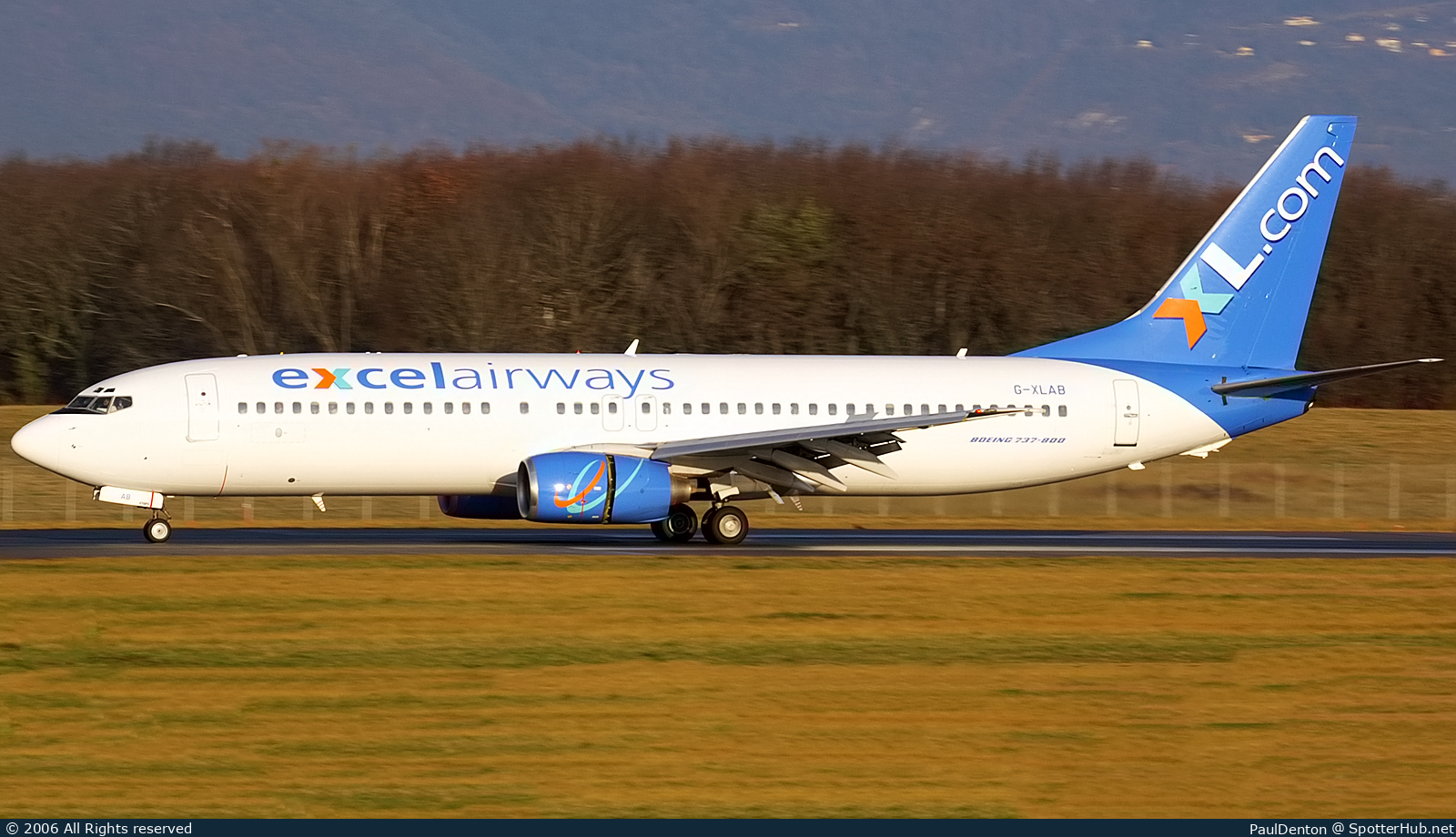 Photo of G-XLAB - Boeing 737-8Q8 operated by Excel Airways