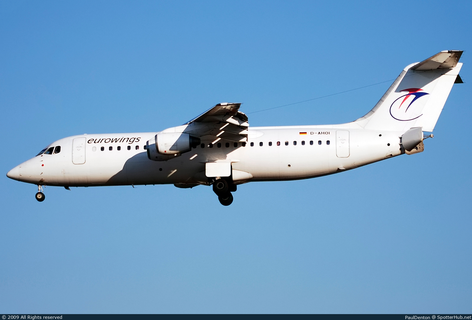 Photo of D-AHOI - British Aerospace 146-300 operated by Eurowings