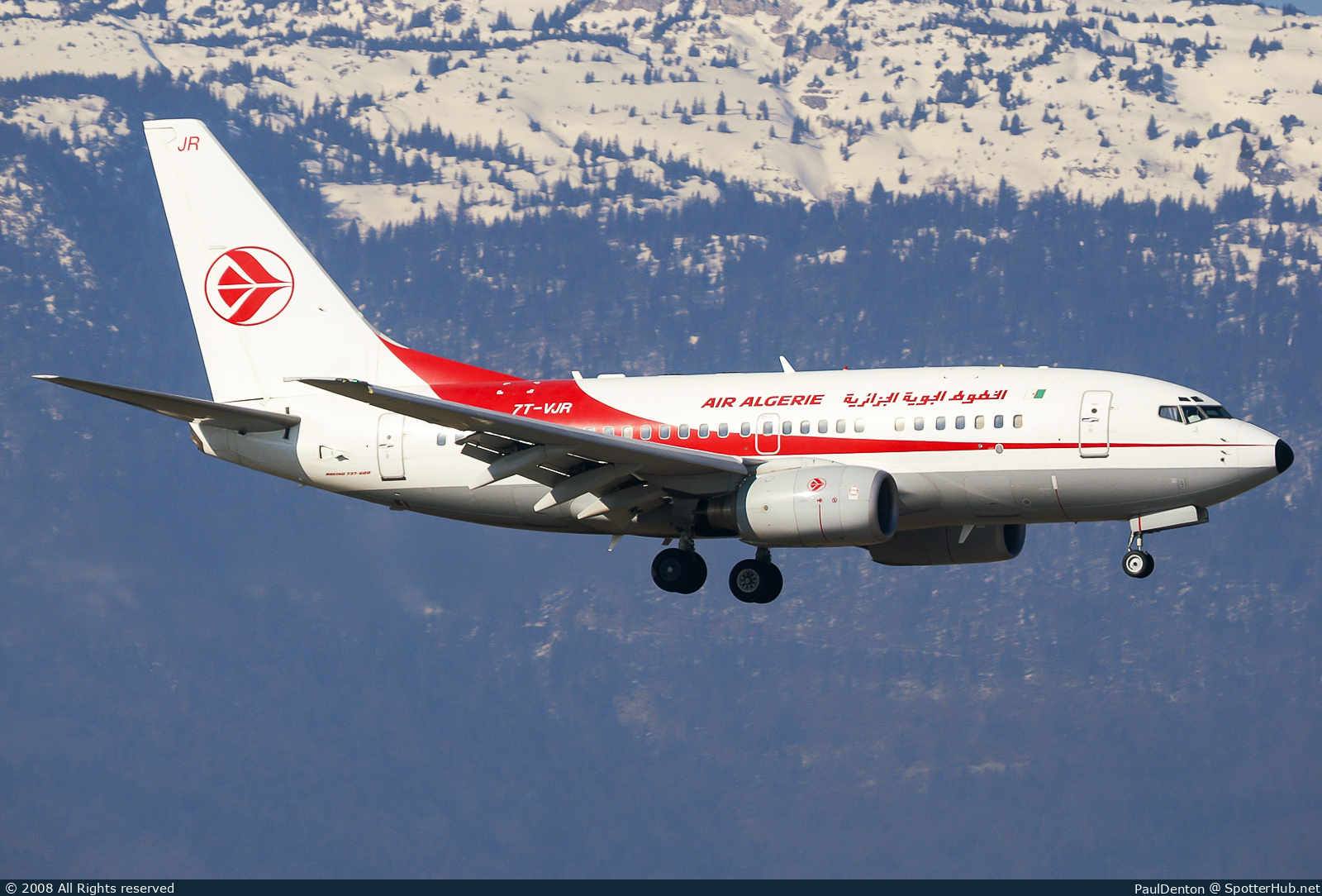 Photo of 7T-VJR - Boeing 737-6D6 operated by Air Algérie