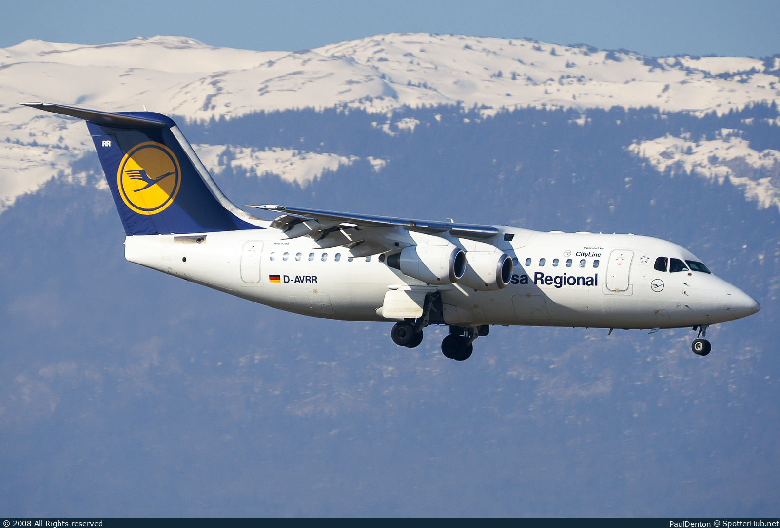 Photo of D-AVRR - British Aerospace Avro RJ85 operated by Lufthansa CityLine