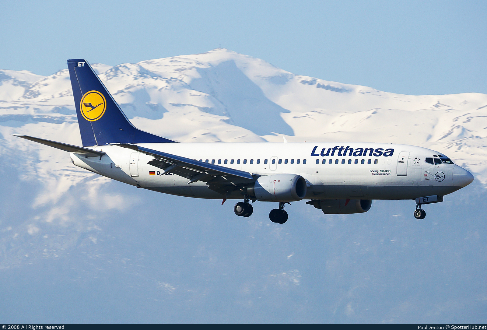 Photo of D-ABET - Boeing 737-330 operated by Lufthansa