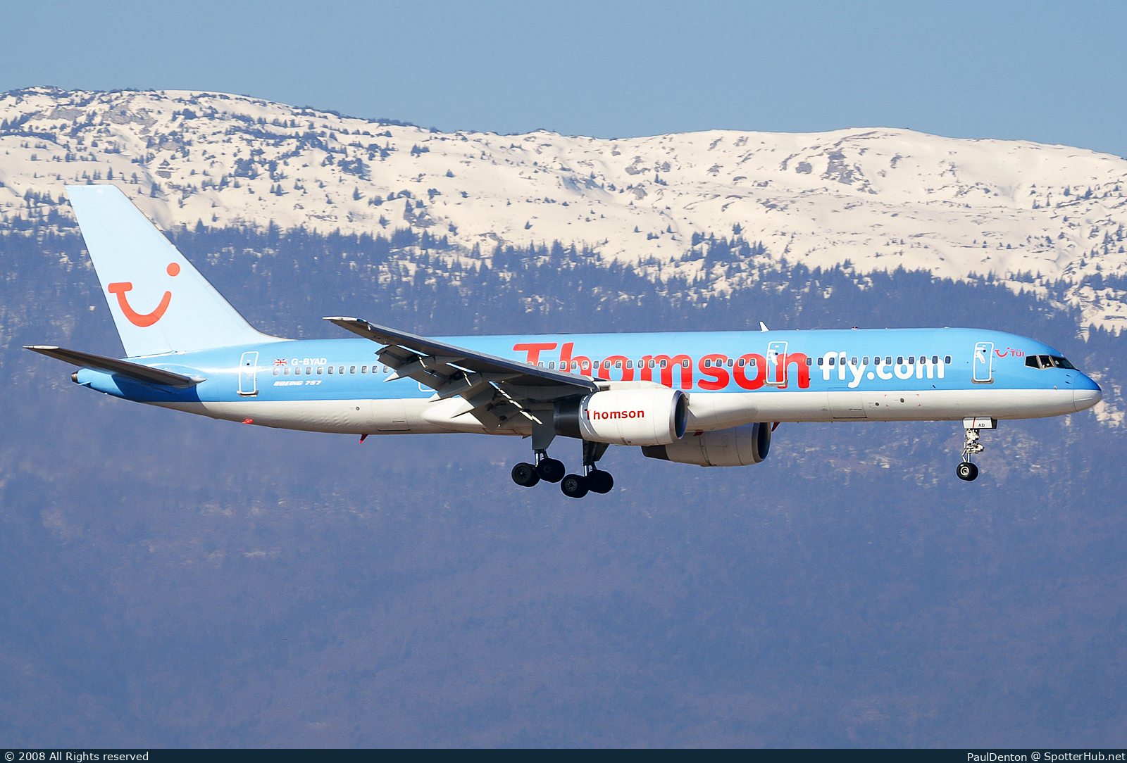 Photo of G-BYAD - Boeing 757-204 operated by Thomsonfly