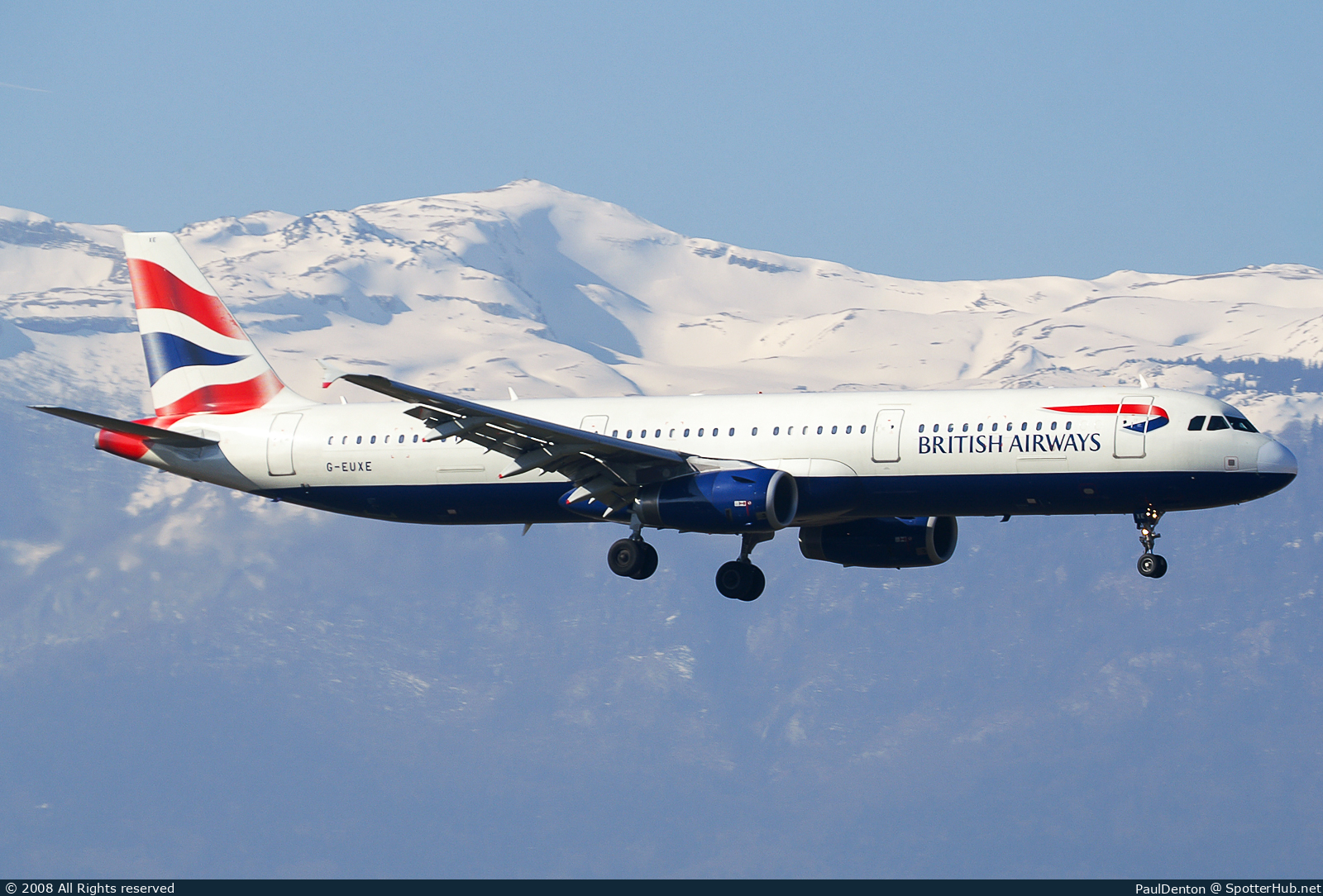 Photo of G-EUXE - Airbus A321-231 operated by British Airways