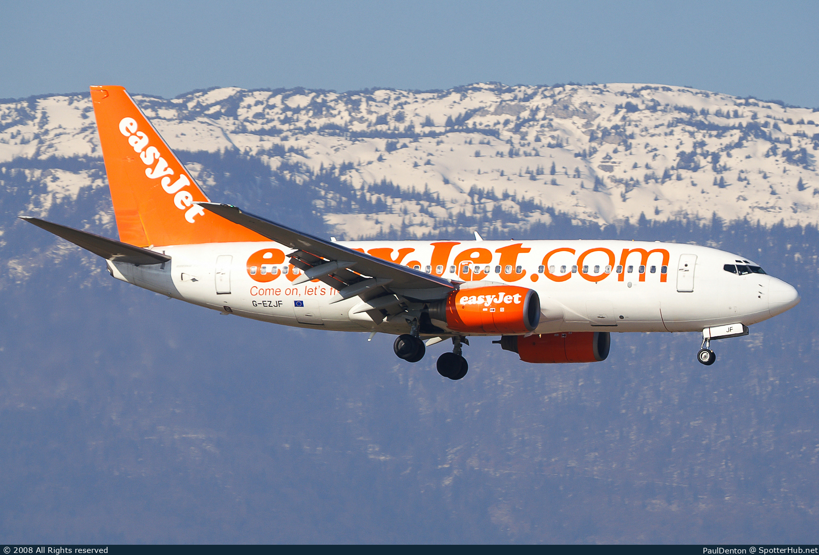 Photo of G-EZJF - Boeing 737-73V operated by easyJet