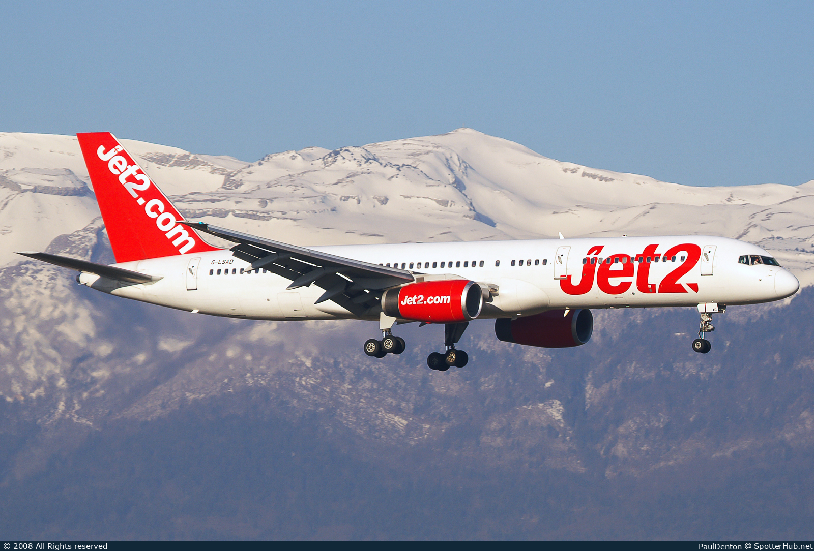 Photo of G-LSAD - Boeing 757-236 operated by Jet2