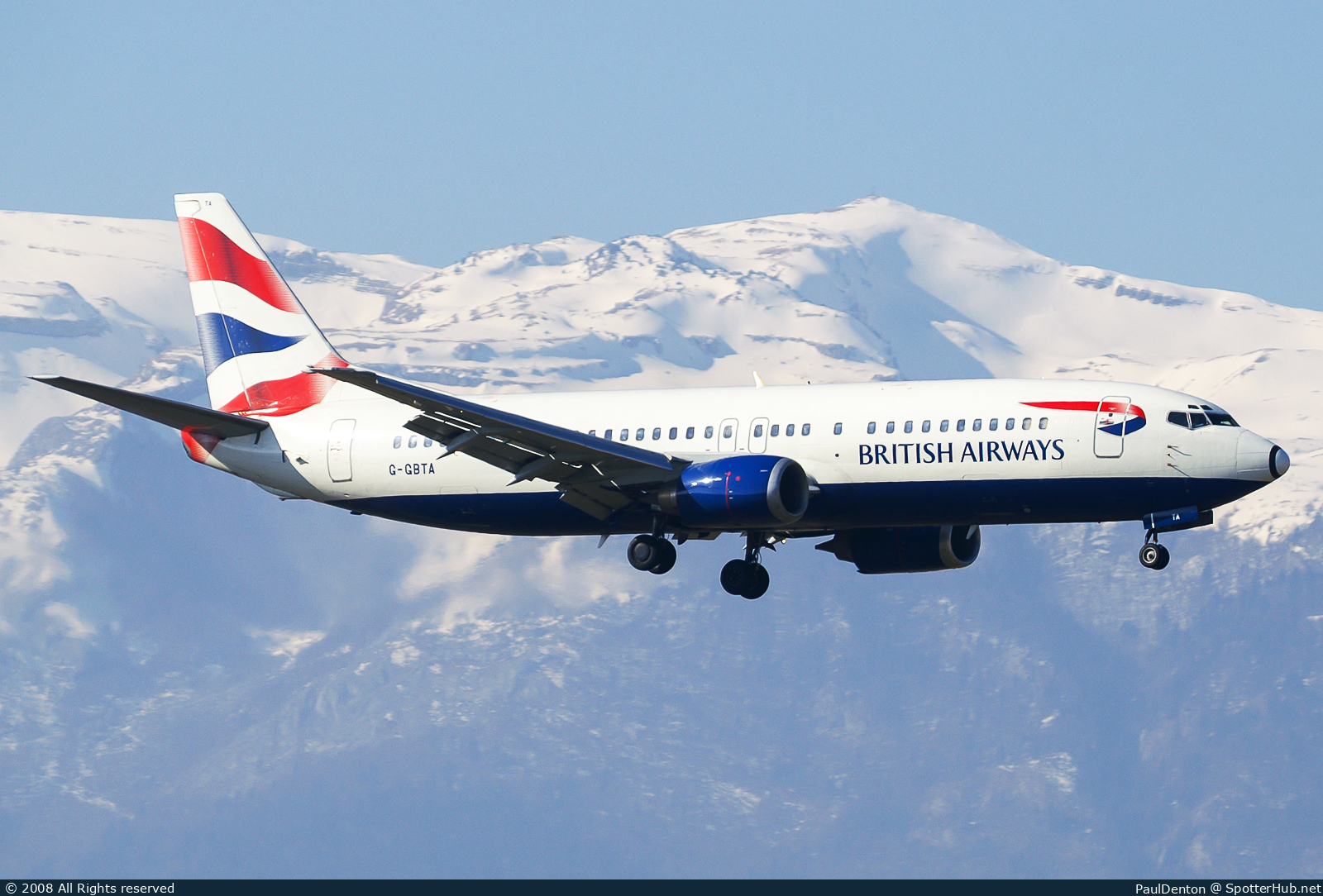 Photo of G-GBTA - Boeing 737-436 operated by British Airways
