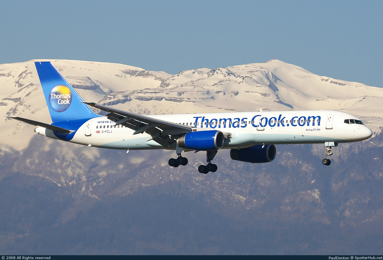Photo of G-FCLJ - Boeing 757-2Y0 operated by Thomas Cook Airlines