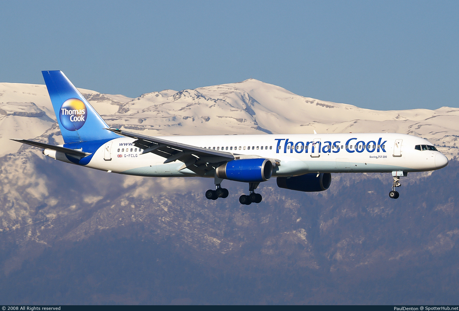 Photo of G-FCLG - Boeing 757-28A operated by Thomas Cook Airlines