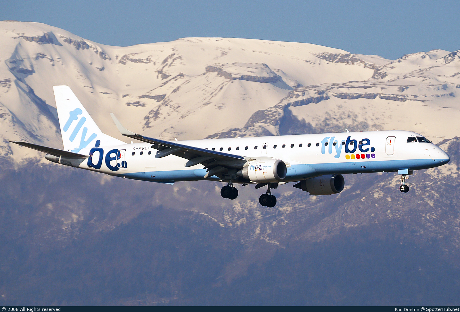 Photo of G-FBEF - Embraer ERJ-195LR operated by flybe