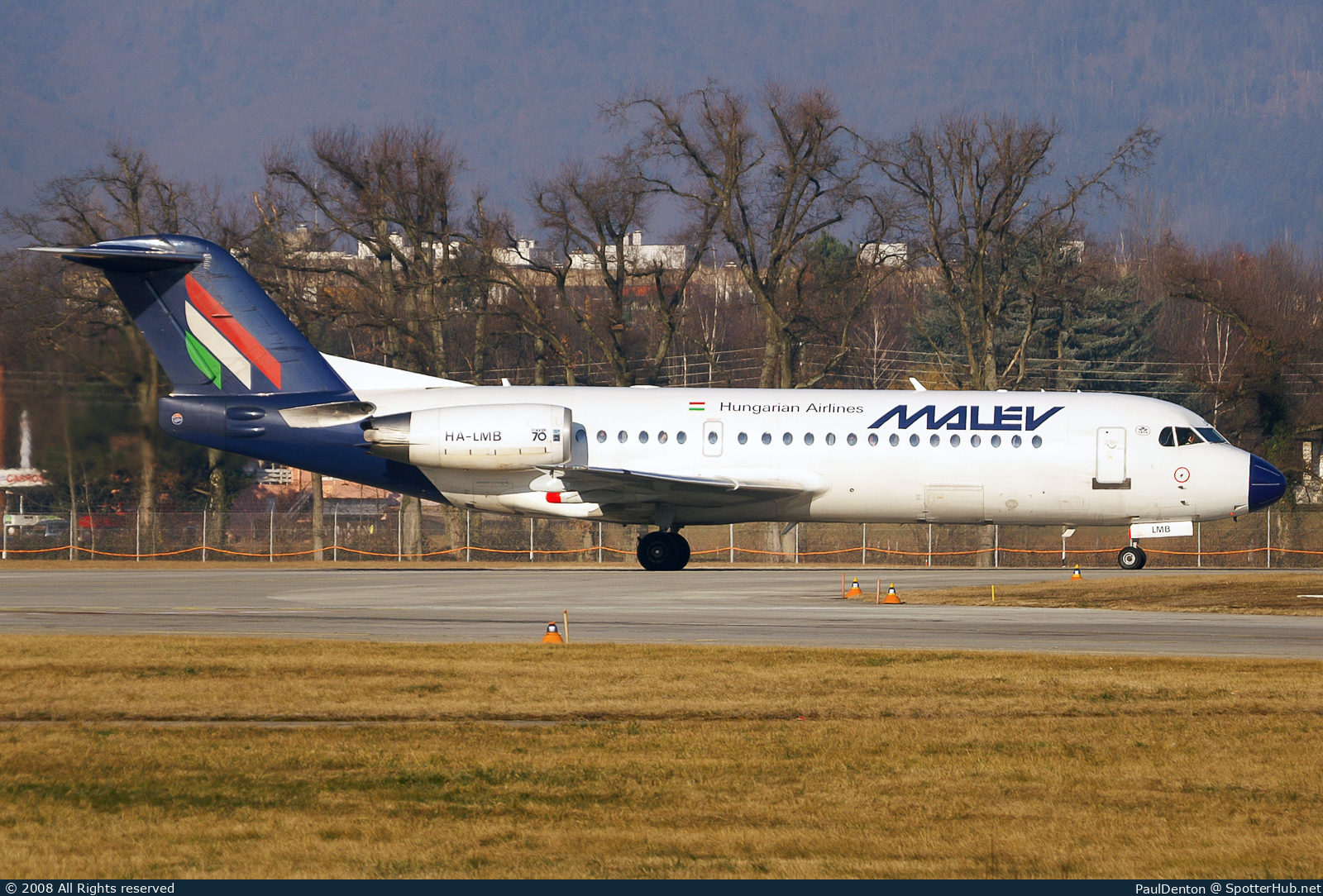 Photo of HA-LMB - Fokker 70 operated by Malév Hungarian Airlines