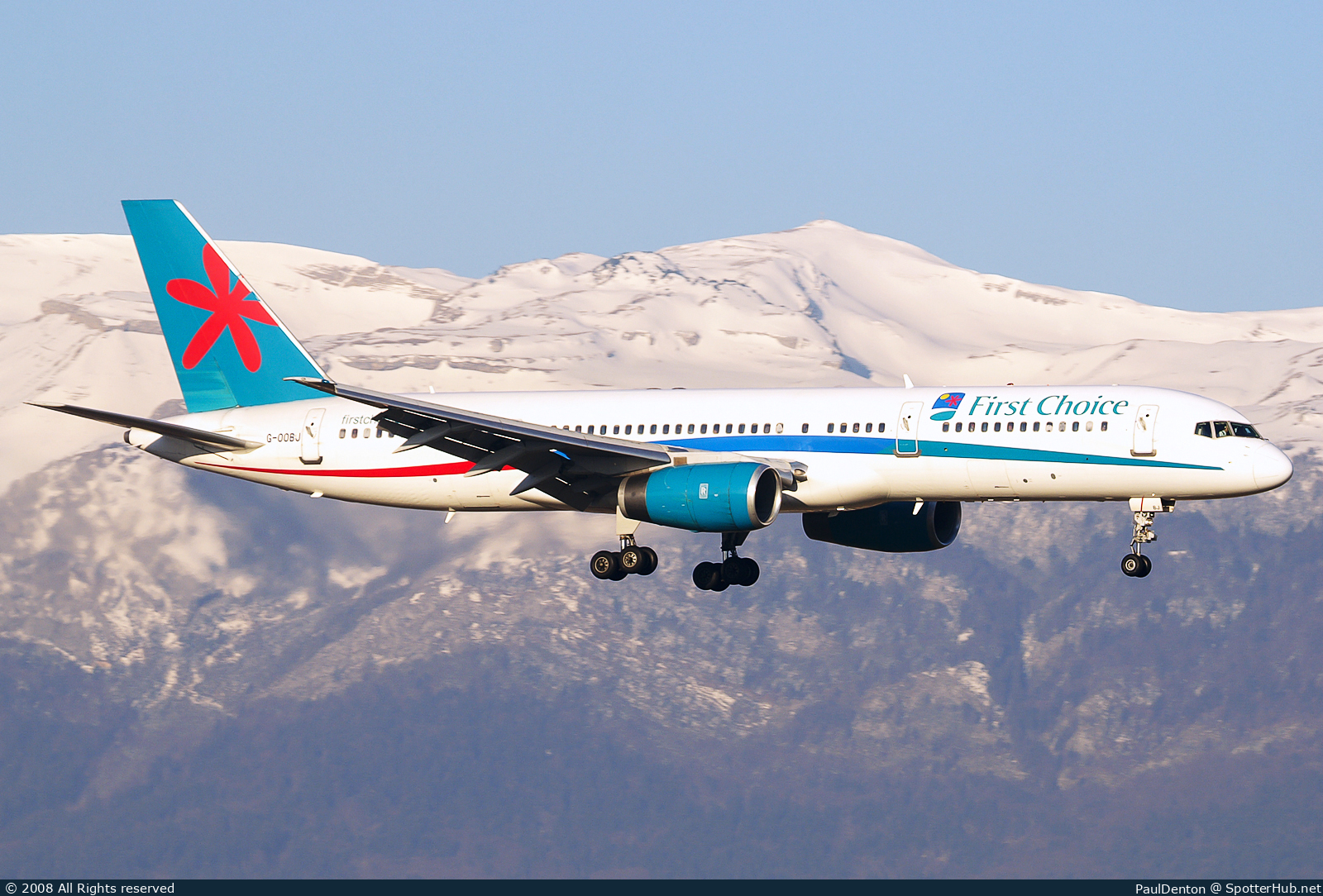 Photo of G-OOBJ - Boeing 757-2B7 operated by First Choice Airways
