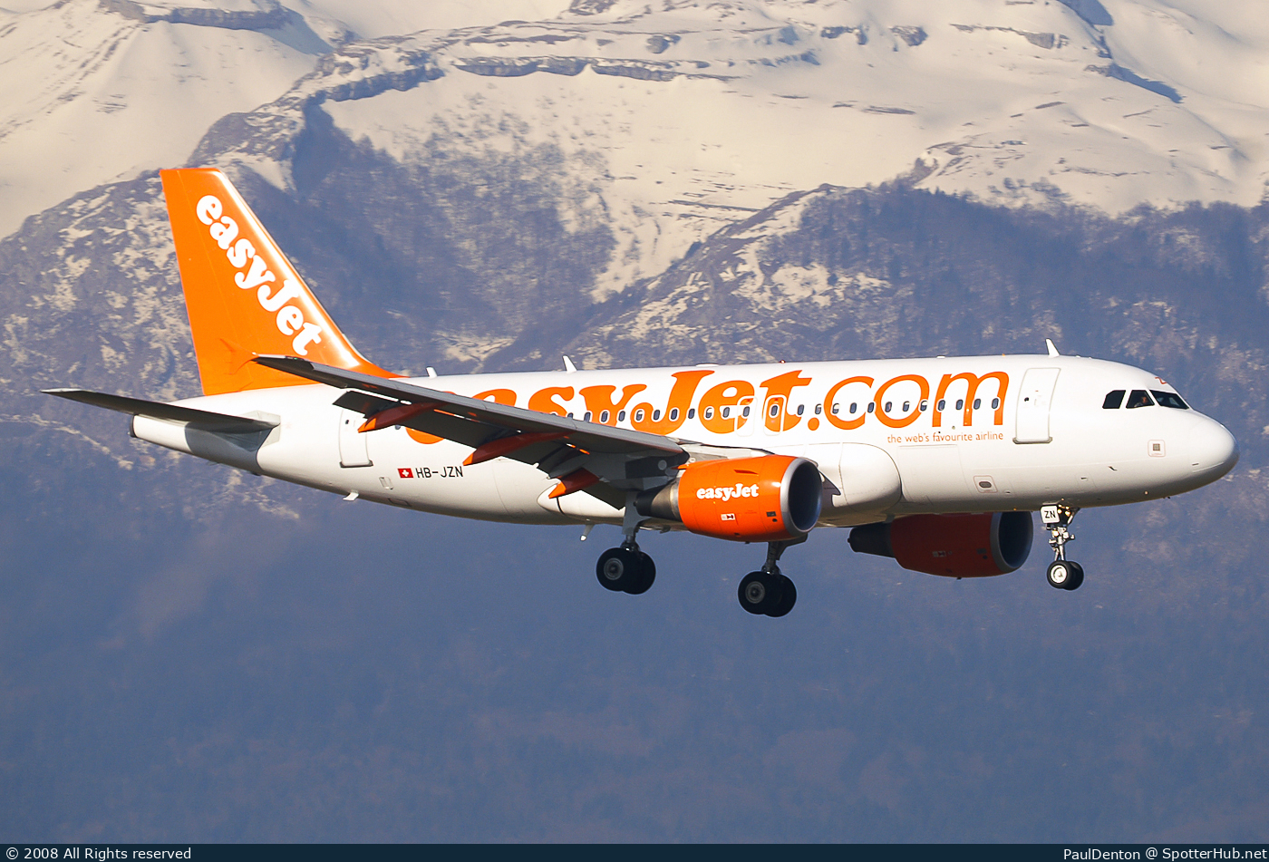Photo of HB-JZN - Airbus A319-111 operated by easyJet Switzerland