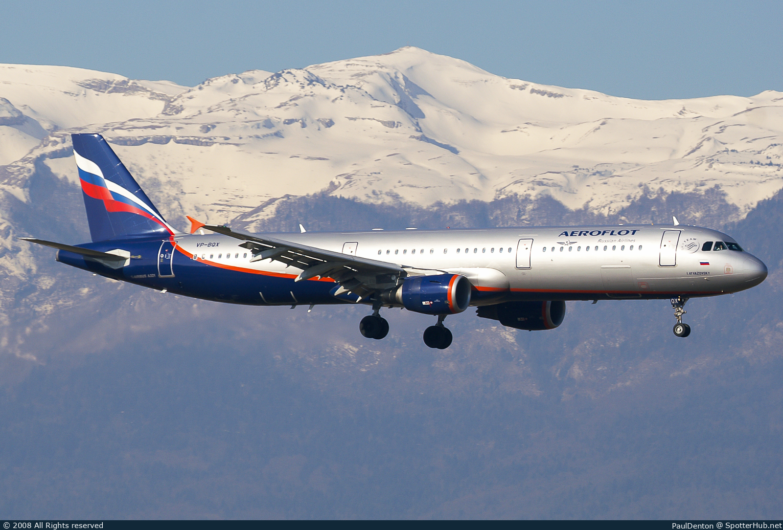 Photo of VP-BQX - Airbus A321-211 operated by Aeroflot