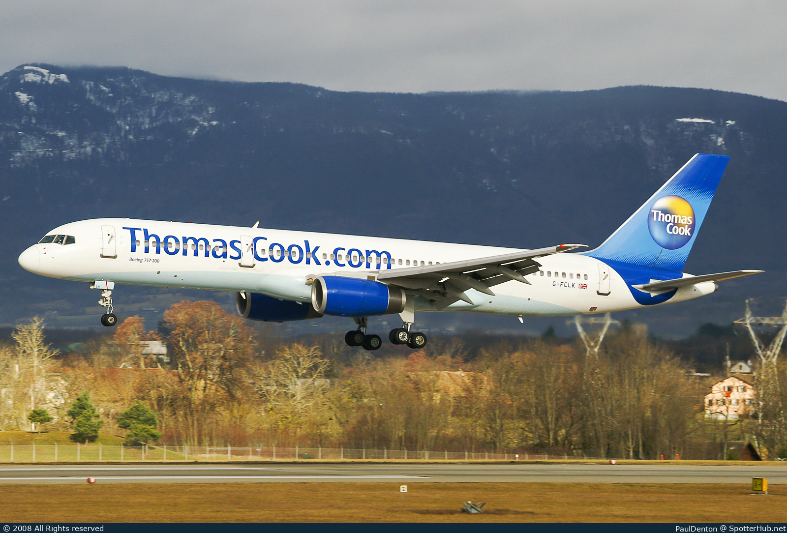 Photo of G-FCLK - Boeing 757-2Y0 operated by Thomas Cook Airlines