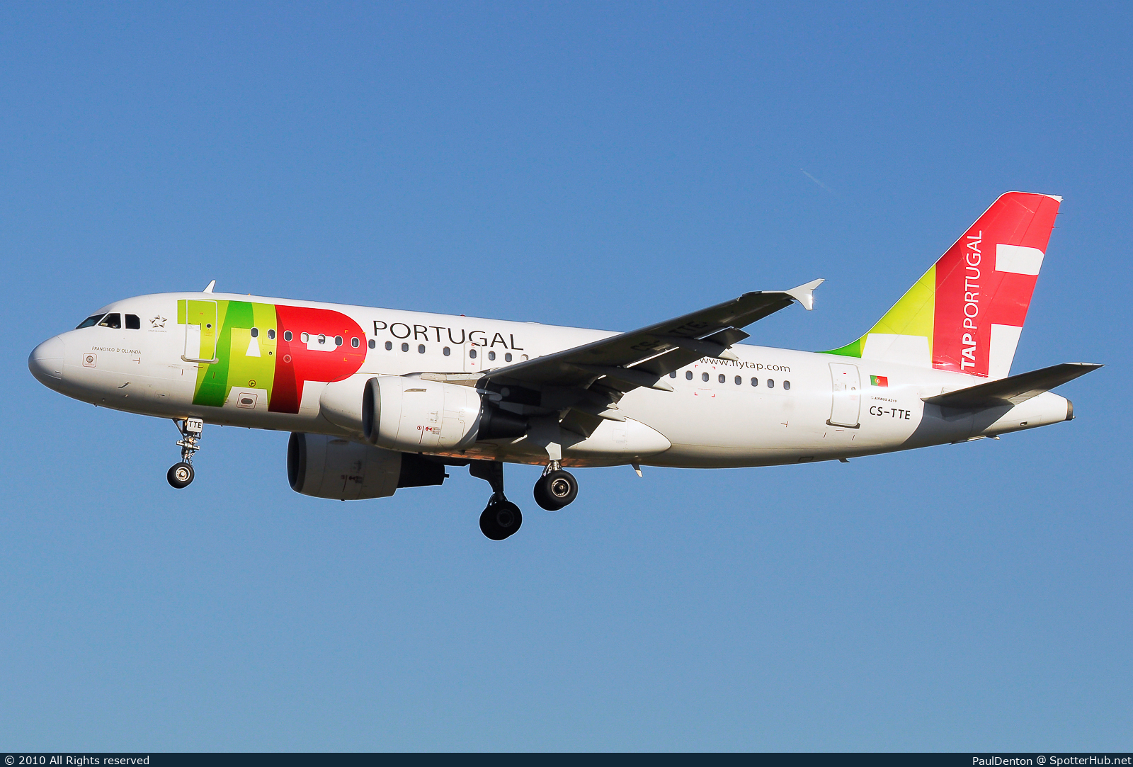 Photo of CS-TTE - Airbus A319-111 operated by TAP Air Portugal
