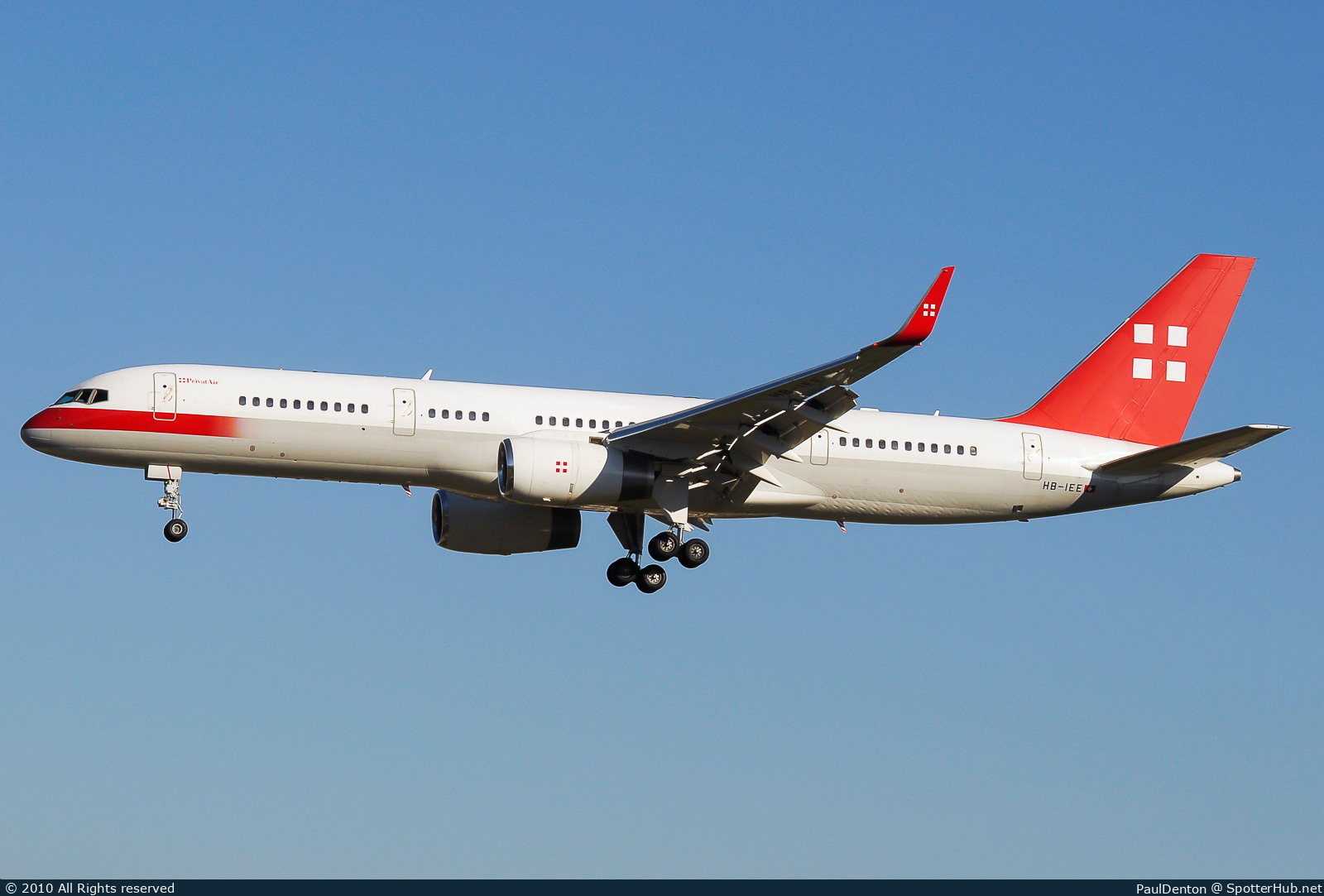Photo of HB-IEE - Boeing 757-23A operated by PrivatAir
