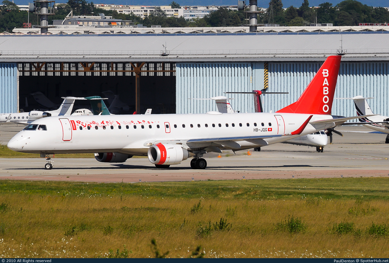 Photo of HB-JQG - Embraer ERJ-190LR operated by Flybaboo