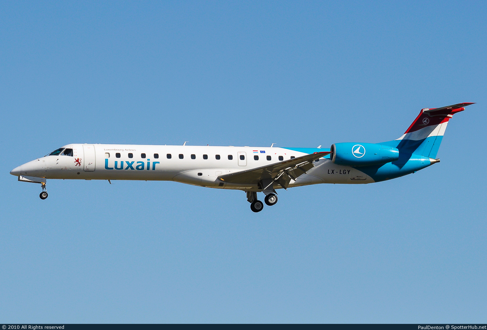 Photo of LX-LGY - Embraer ERJ-145LU operated by Luxair