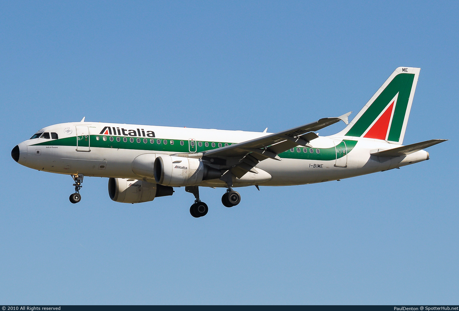 Photo of I-BIME - Airbus A319-112 operated by Alitalia