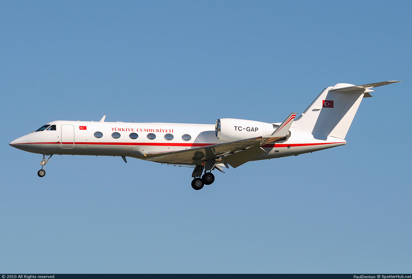 Photo of TC-GAP - Gulfstream GIV-X (G450) operated by Government of Türkiye