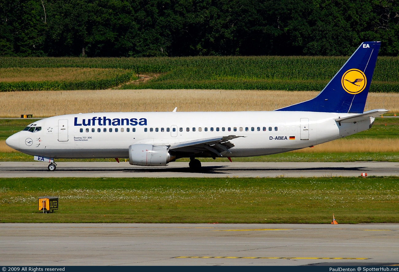 Photo of D-ABEA - Boeing 737-330 operated by Lufthansa