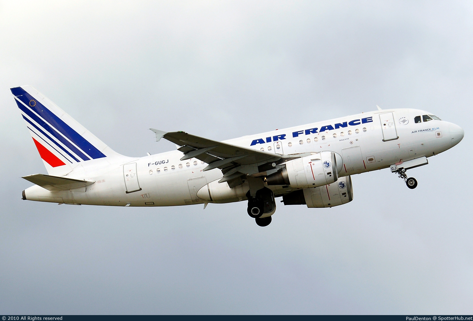 Photo of F-GUGJ - Airbus A318-111 operated by Air France
