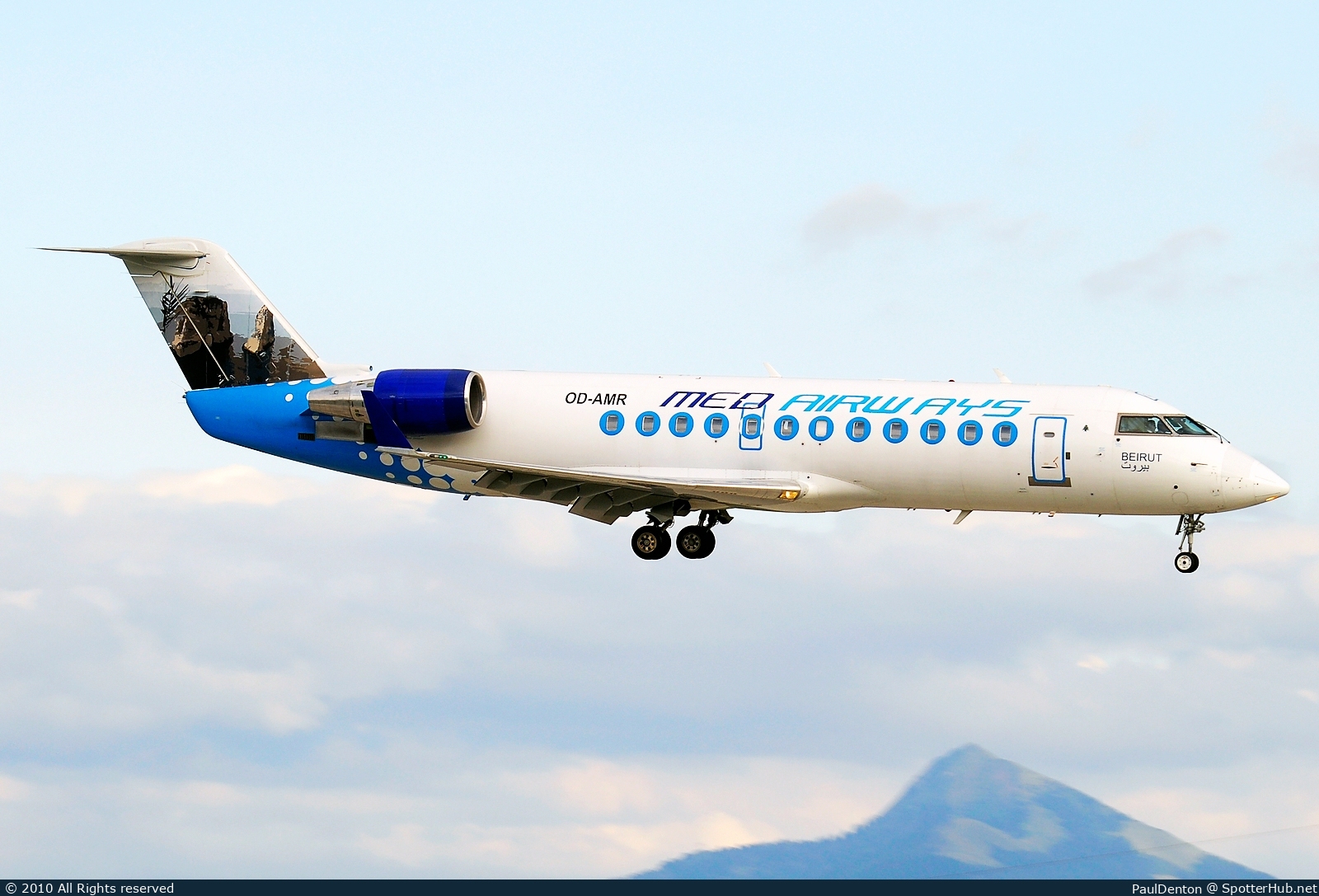 Photo of OD-AMR - Bombardier CRJ-200ER operated by Med Airways