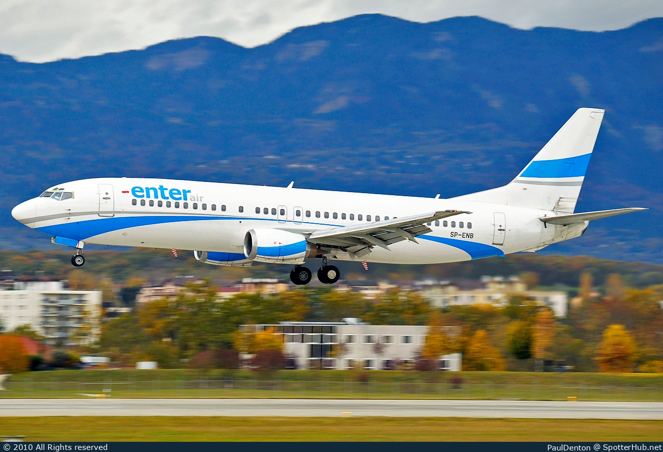 Photo of SP-ENB - Boeing 737-4Q8 operated by Enter Air