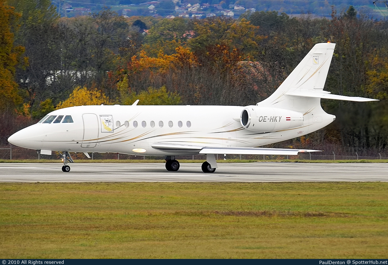 Photo of OE-HKY - Dassault Falcon 2000 operated by Jet Alliance